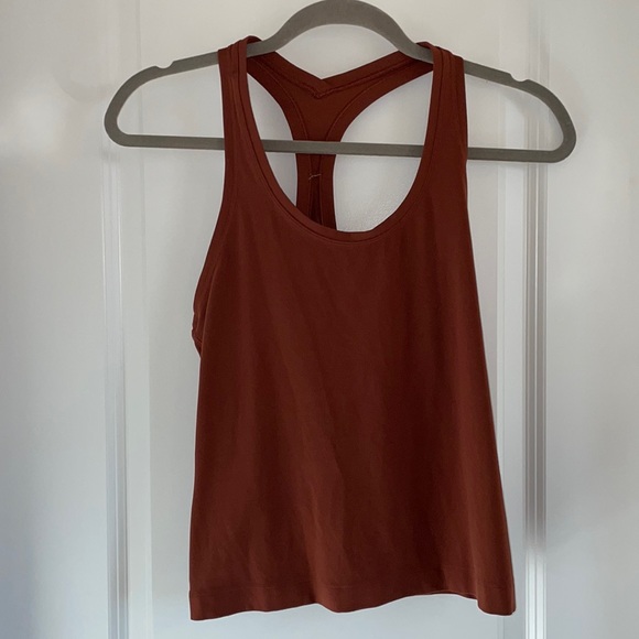 Lululemon Cool RB Short TNk Nulu Dark Terracotta - Picture 4 of 9